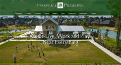 Desktop Screenshot of harperspreserve.com